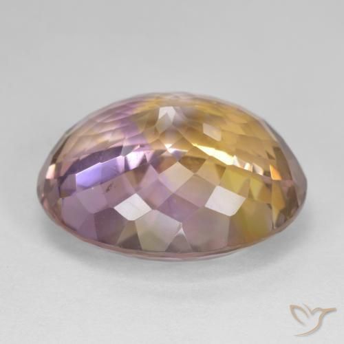 Ametrino Bi-Colore naturale da 25.10 ct, Ovale, VVS