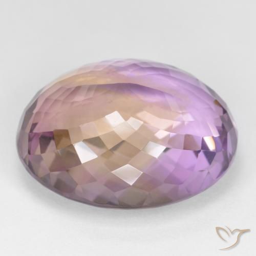 Ametrino Bi-Colore naturale da 30.54 ct, Ovale, VVS