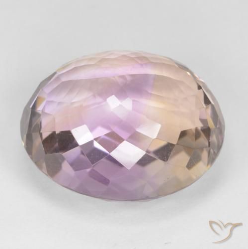 Ametrino Bi-Colore naturale da 23.28 ct, Ovale, VVS-VS