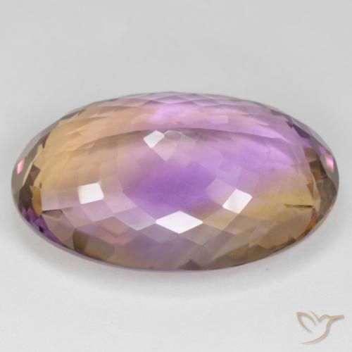 Ametrino Bi-Colore naturale da 38.32 ct, Ovale, VS