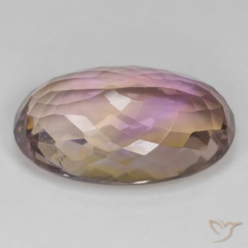 Ametrino Bi-Colore naturale da 25.25 ct, Ovale, VVS-VS