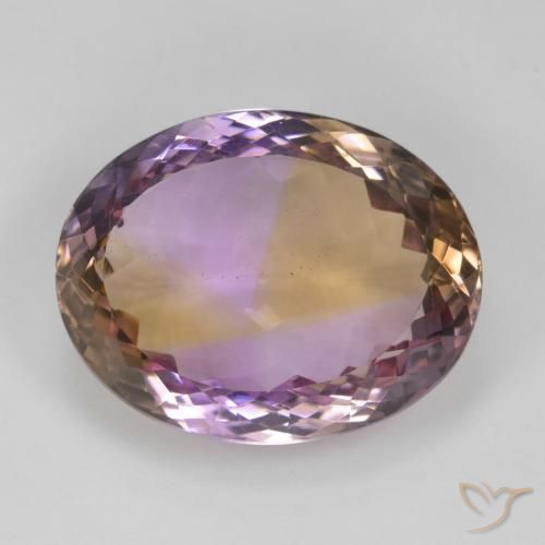26.51ct Naturale Bi-Colore Ametrino, Ovale, VS