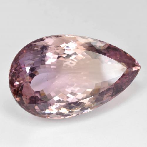 Ametrina naturale bicolore da 58,34 ct, taglio a pera, VVS-VS