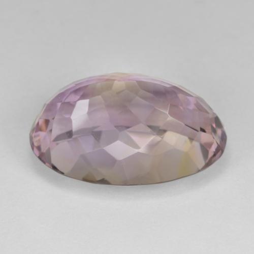 Ametrino Bi-Colore naturale da 11.40 ct, Taglio ovale, VVS