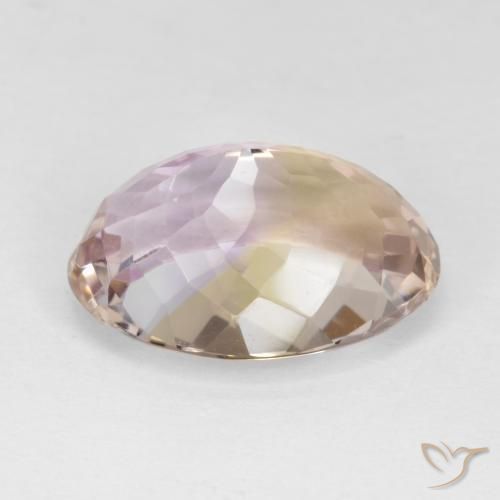 Ametrino Bi-Colore naturale da 8.17 ct, Ovale, VVS-VS
