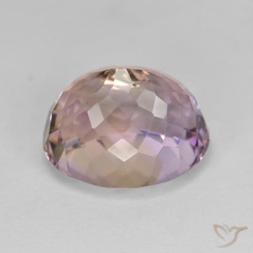 Ametrino Bi-Colore naturale da 8.70 ct, Ovale, VVS-VS
