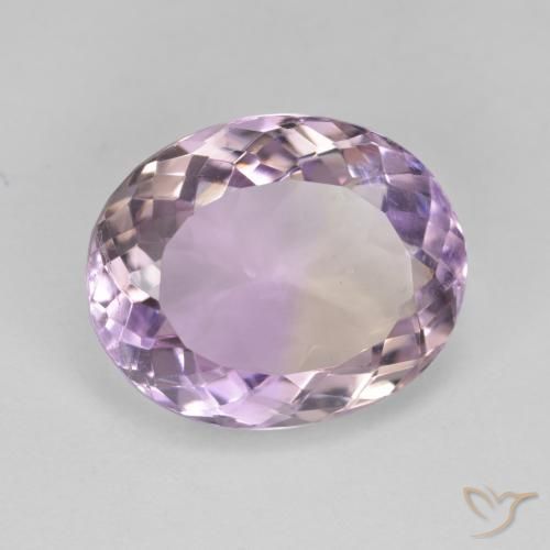 Ametrino Bi-Colore naturale da 7.65 ct, Ovale, VVS-VS