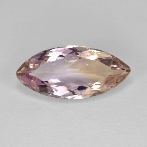Ametrina naturale bicolore da 4,76 ct, marchesa, VVS