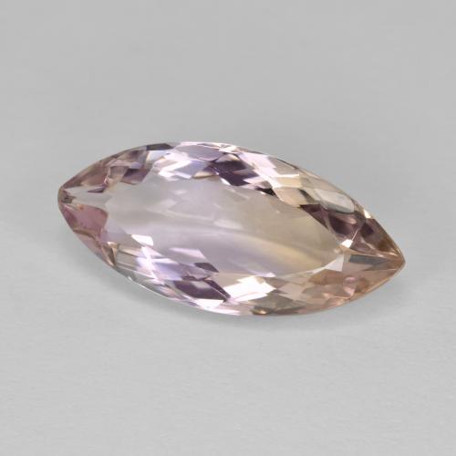 Ametrina naturale bicolore da 4,76 ct, marchesa, VVS