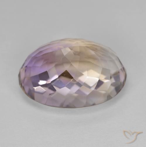 Ametrino Bi-Colore naturale da 11.94 ct, Ovale, VVS