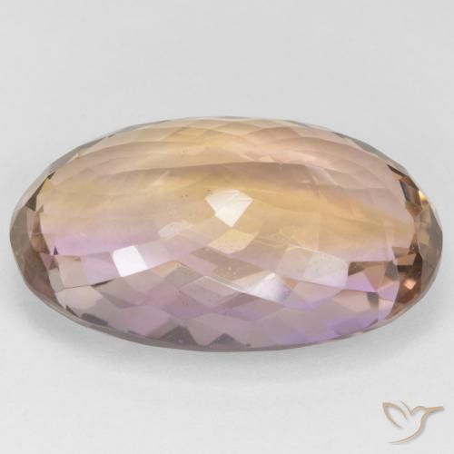 Ametrino Bi-Colore naturale da 28.88 ct, Ovale, VVS-VS