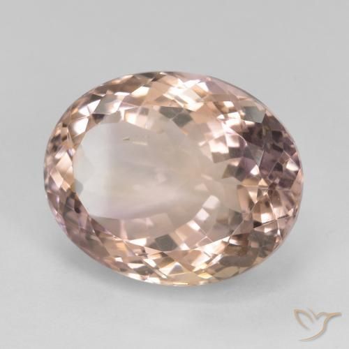 Ametrino Bi-Colore naturale da 15.90 ct, Ovale, VS