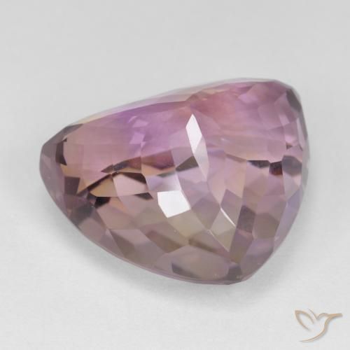 Ametrino Bi-Colore naturale da 20.11 ct, Taglio trillion, VVS
