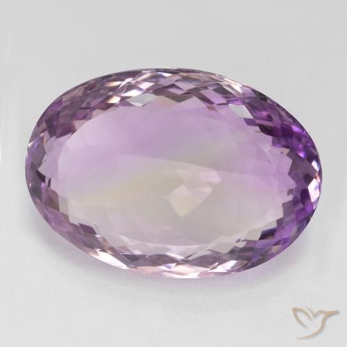 Ametrino Bi-Colore naturale da 20.00 ct, Ovale, VVS