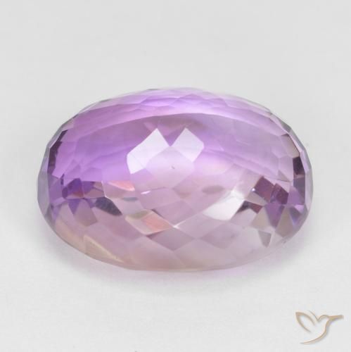 Ametrino Bi-Colore naturale da 19.63 ct, Ovale, VS