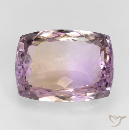 16.38ct Naturale Bi-Colore Ametrino, Cuscino, VS