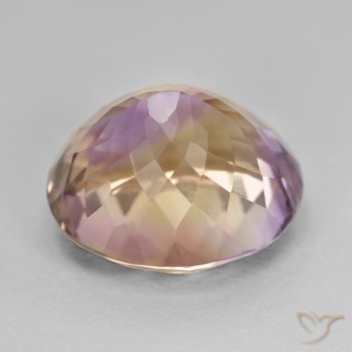 Ametrino Bi-Colore naturale da 15.79 ct, Taglio ovale, VS
