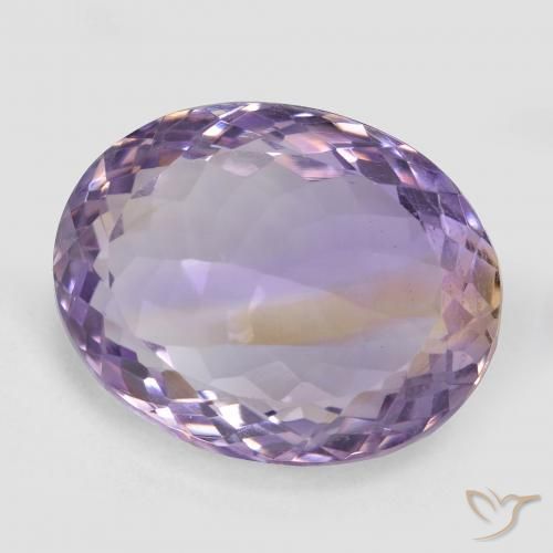 Ametrino Bi-Colore naturale da 23.95 ct, Ovale, VS
