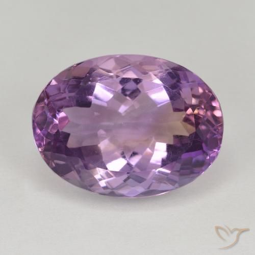Ametrina naturale bicolore da 14,62 ct, taglio ovale, VVS-VS