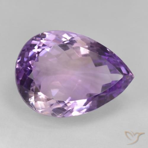 Ametrino Bi-Colore naturale da 19.30 ct, Forma a pera, VVS-VS