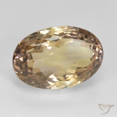 Ametrino Bi-Colore naturale da 14.06 ct, Ovale, VS