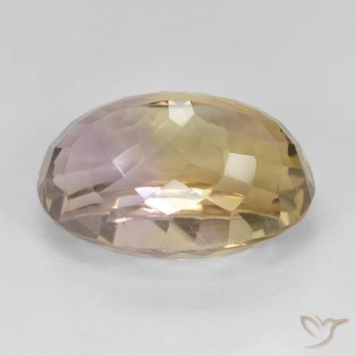 Ametrino Bi-Colore naturale da 14.06 ct, Ovale, VS