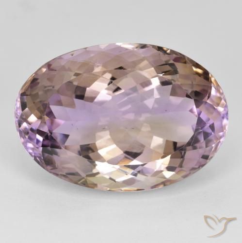 24.19ct Naturale Bi-Colore Ametrino, Ovale, VS