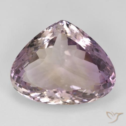 25.90ct Naturale Bi-Colore Ametrino, Forma a pera, VVS-VS