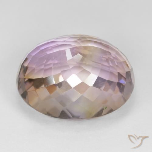 Ametrino Bi-Colore naturale da 23.65 ct, Ovale, VVS-VS