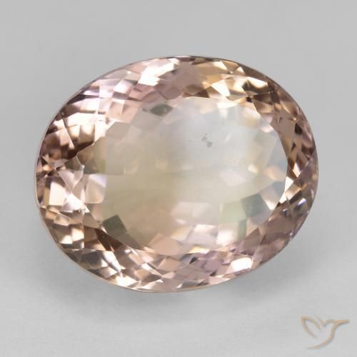 Ametrino Bi-Colore naturale da 22.23 ct, Ovale, VS