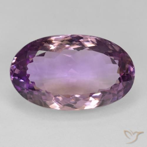17.98ct Naturale Bi-Colore Ametrino, Ovale, VS