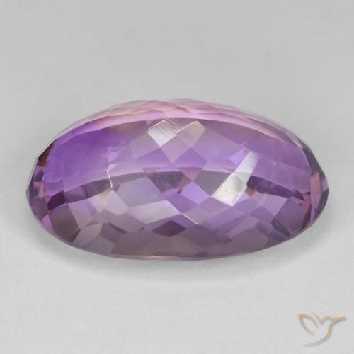 Ametrino Bi-Colore naturale da 17.98 ct, Ovale, VS