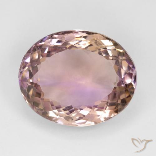 19.11ct Naturale Bi-Colore Ametrino, Ovale, VS