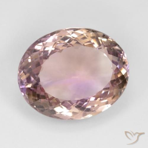 Ametrino Bi-Colore naturale da 19.11 ct, Ovale, VS
