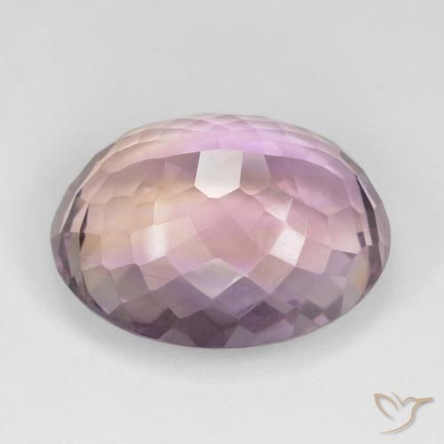 Ametrino Bi-Colore naturale da 19.11 ct, Ovale, VS