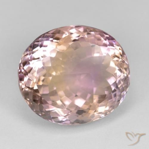 Ametrino Bi-Colore naturale da 18.70 ct, Ovale, VS