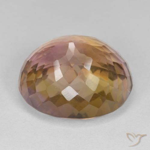 Ametrino Bi-Colore naturale da 18.70 ct, Ovale, VS