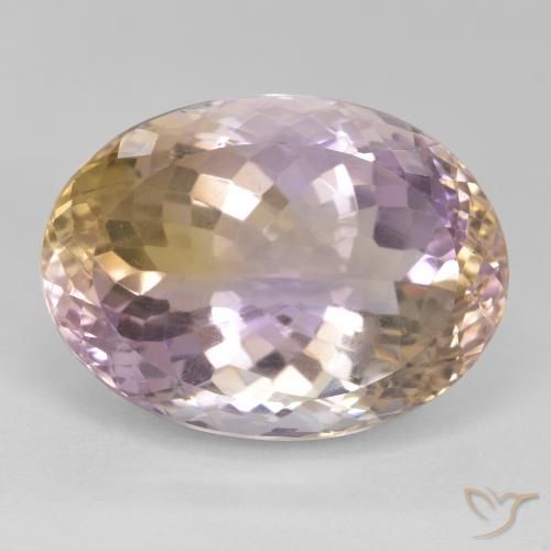 26.19ct Naturale Bi-Colore Ametrino, Ovale, VS