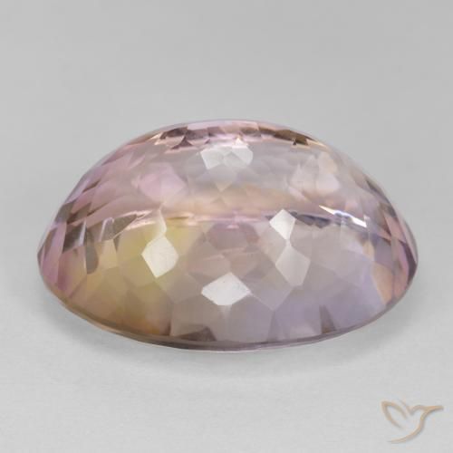 Ametrino Bi-Colore naturale da 26.19 ct, Ovale, VS