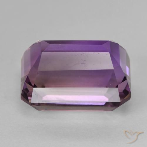 Ametrino Bi-Colore naturale da 9.78 ct, Ottagonale / Taglio smeraldo, VVS-VS