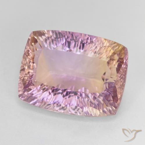 Ametrino Bi-Colore naturale da 12.54 ct, Cuscino, VVS