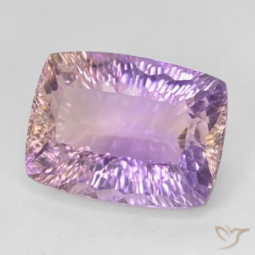Ametrino Bi-Colore naturale da 13.49 ct, Cuscino, VVS