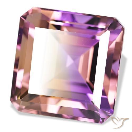 Ametrino Bi-Colore naturale da 36.92 ct, Ottagonale / Taglio smeraldo, IF