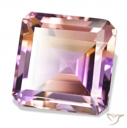 Ametrino Bi-Colore naturale da 33.16 ct, Ottagonale / Taglio smeraldo, IF