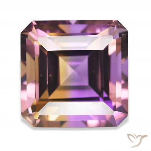 23.16ct Bi-Colore Ametrino, Taglio smeraldo, IF