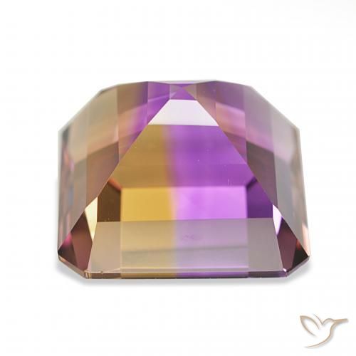 Ametrino Bi-Colore naturale da 23.16 ct, Ottagonale / Taglio smeraldo, IF