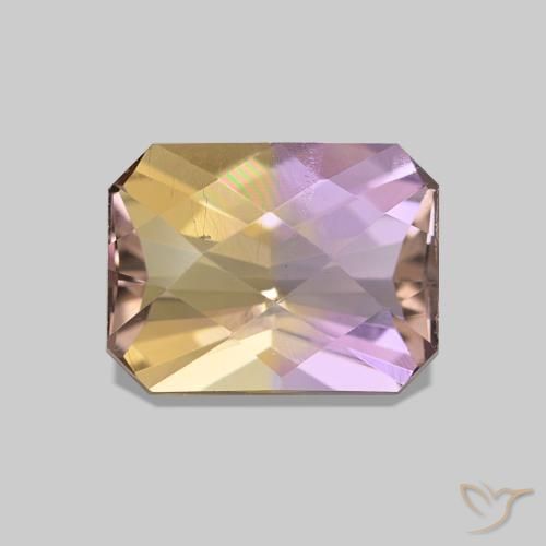 Ametrino Bi-Colore naturale da 1.64 ct, Ottagonale / Taglio smeraldo, VS