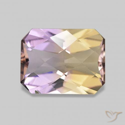 Ametrino Bi-Colore naturale da 2.14 ct, Ottagonale / Taglio smeraldo, VS