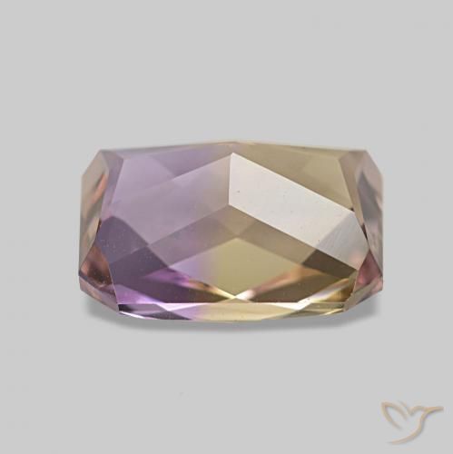 Ametrino Bi-Colore naturale da 2.14 ct, Ottagonale / Taglio smeraldo, VS