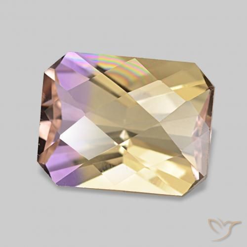 Ametrino Bi-Colore naturale da 2.29 ct, Ottagonale / Taglio smeraldo, VVS